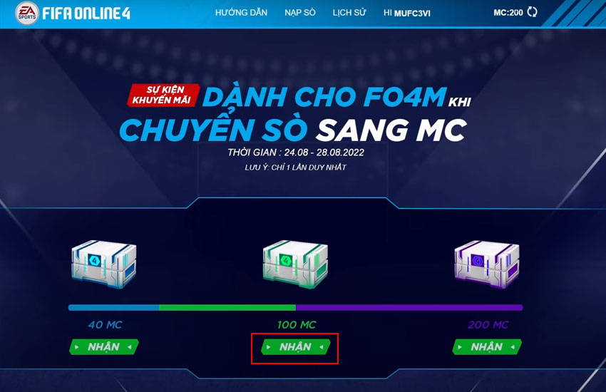 cach nhan qua su kien chuyen so sang mc