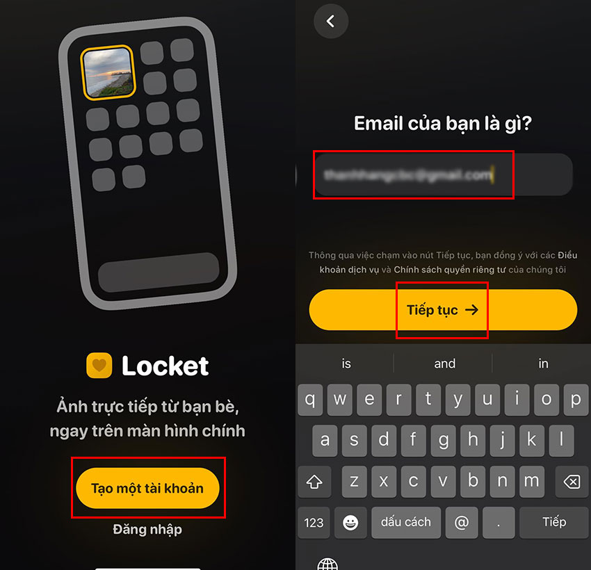 cach dang ky tai khoan locket