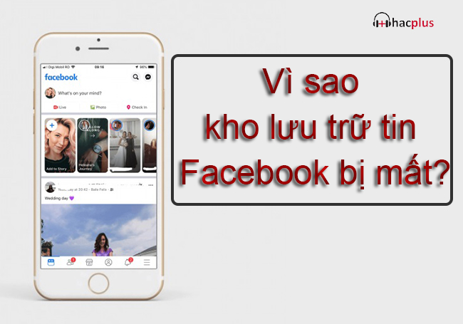 Kho lưu trữ tin trên Facebook bị mất