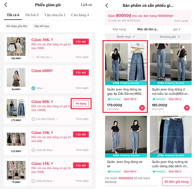 cách lấy voucher tiktok 