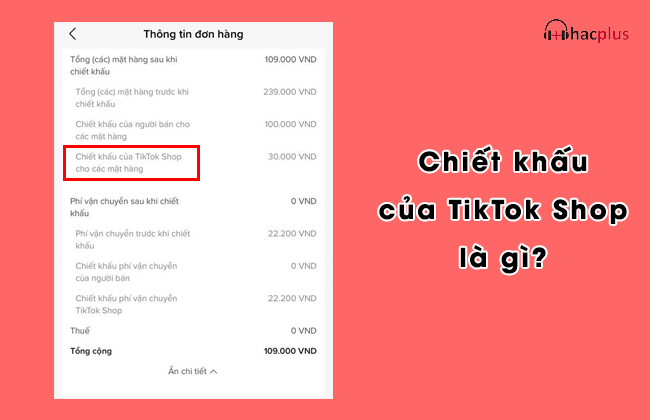 chiết khấu TikTok Shop là gì