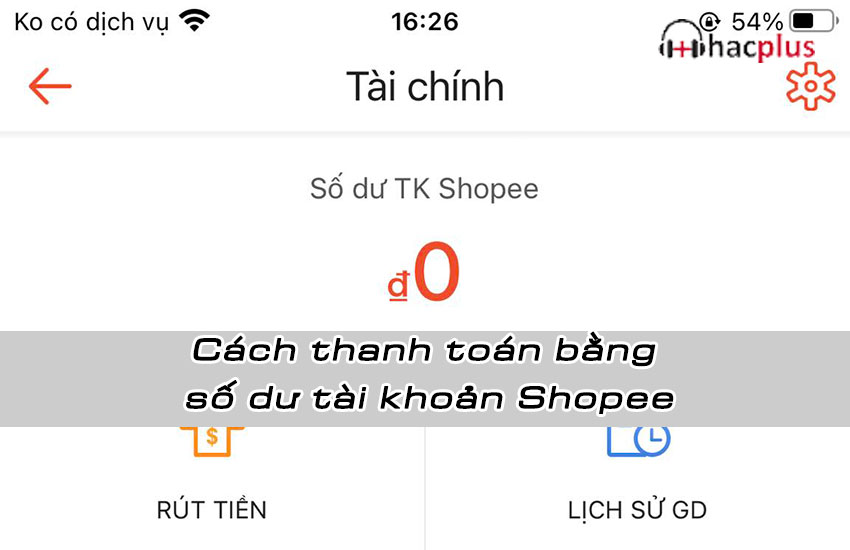 cach thanh toan bang so du tai khoan shopee