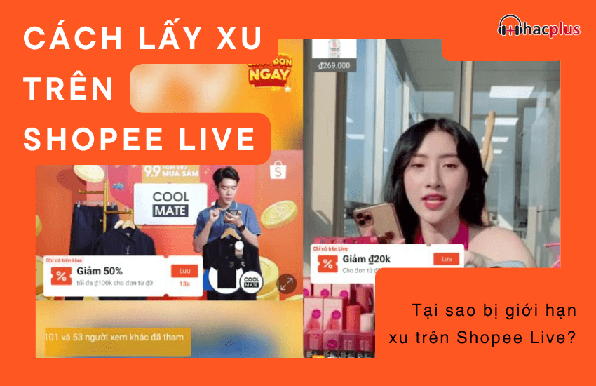 cach lay xu tren shopee live