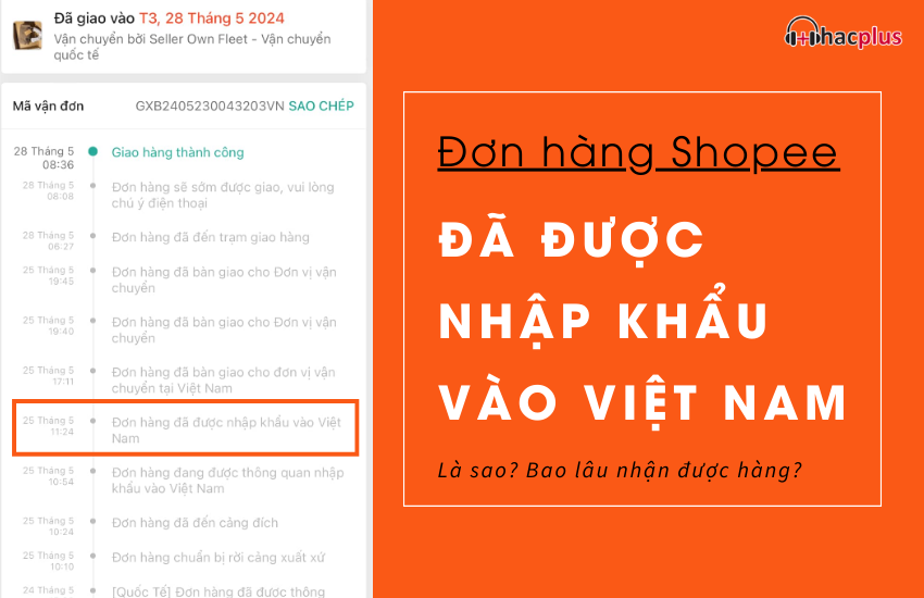 don hang da duoc nhap khau vao viet nam shopee